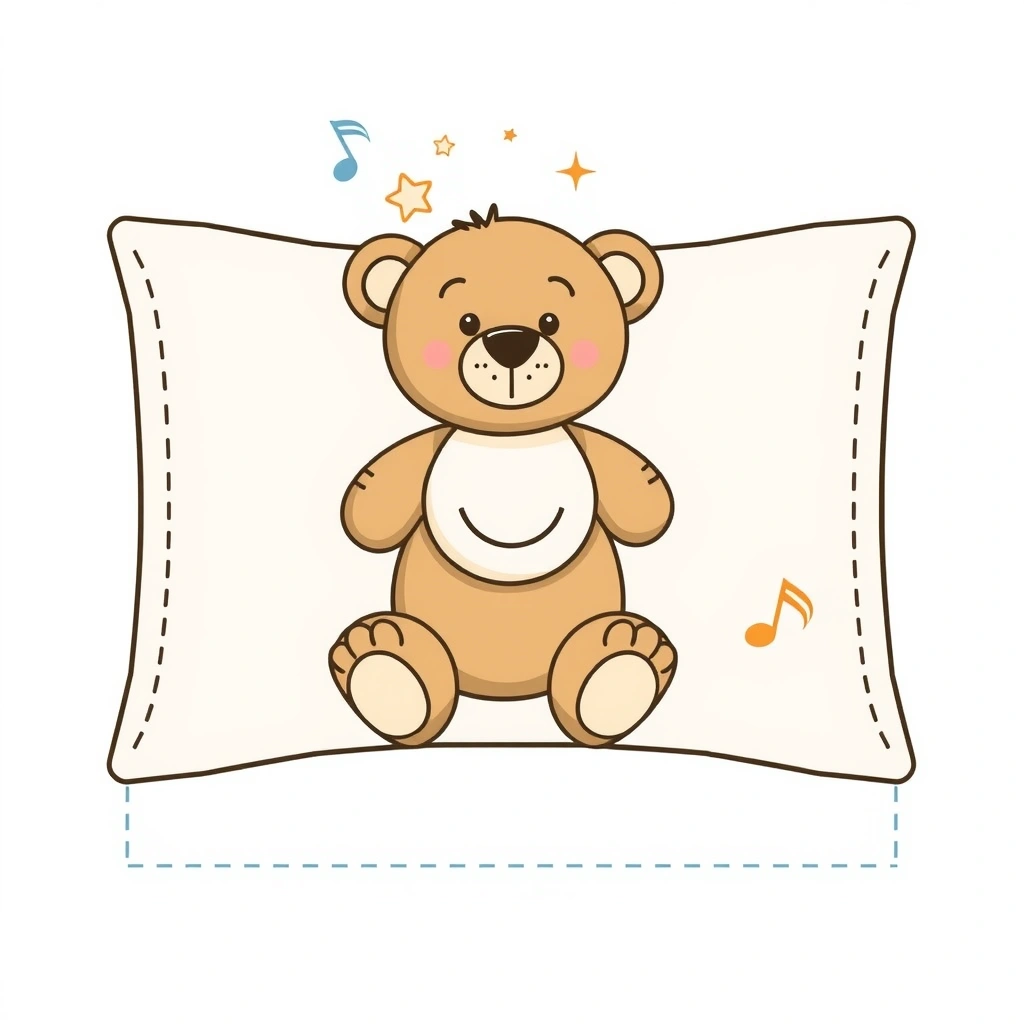 Szablon "Poduszka dla misia" (znacznik miejsca) - Szablony - Dzień Pluszowego Misia